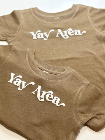 Yay Area Toddler Tee | Coyote