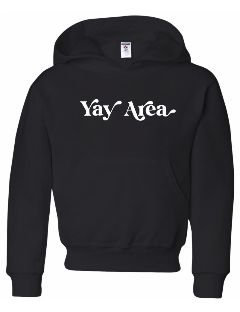 Yay Area Toddler Hoodie | Black