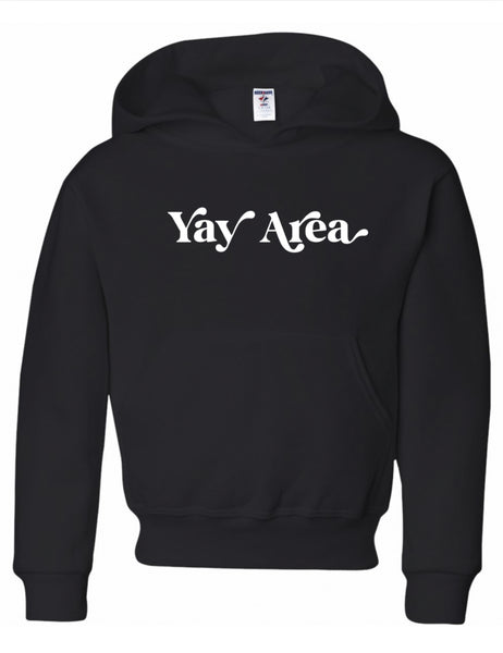 Yay Area Toddler Hoodie | Black